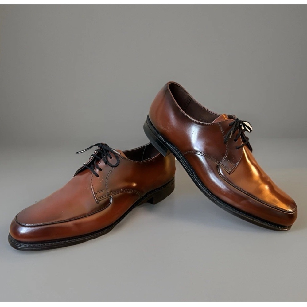 Vintage 70s Stuart McGuire Brown Leather Oxfords | Dress Shoes NICE